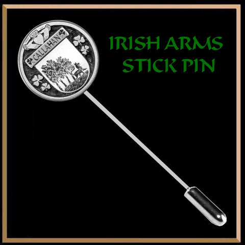Callahan Irish Family Coat of Arms Stick Pin