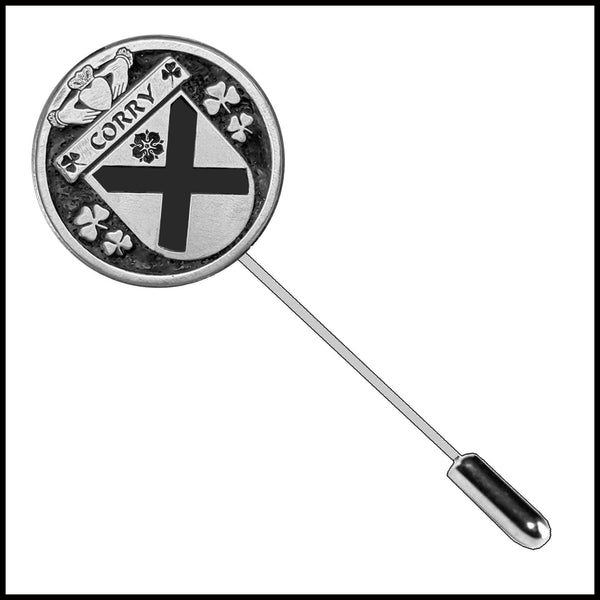 Corry Irish Family Coat of Arms Stick Pin