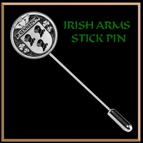 Kennedy Irish Family Coat of Arms Stick Pin