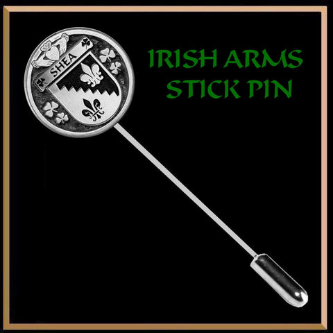 Shea Irish Family Coat of Arms Stick Pin
