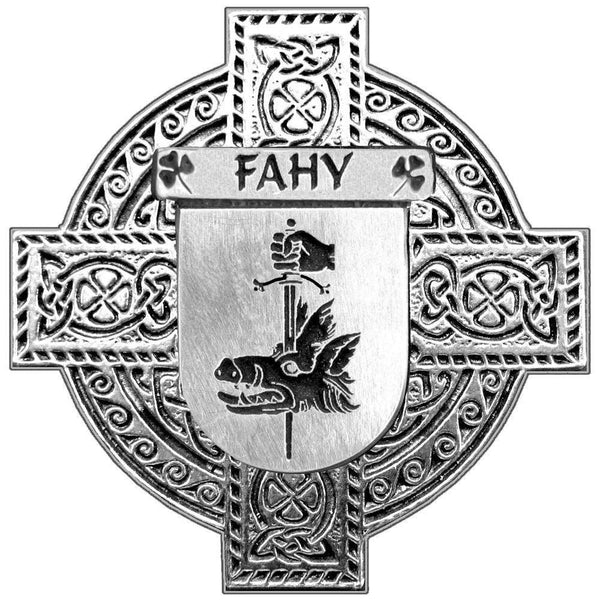 Fahy Irish Coat Of Arms Badge Stainless Steel Tankard