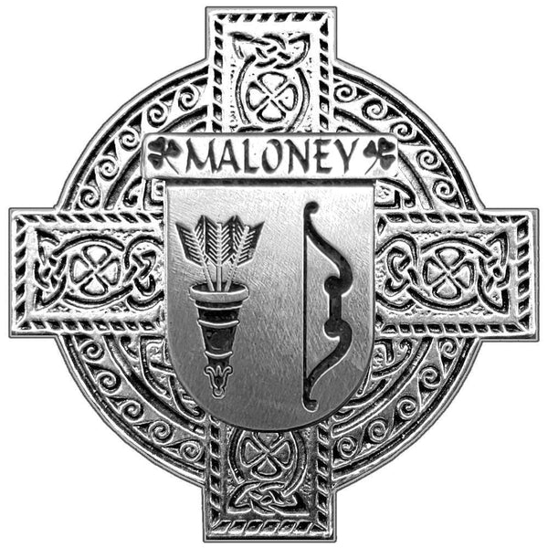 Maloney Irish Coat Of Arms Badge Stainless Steel Tankard