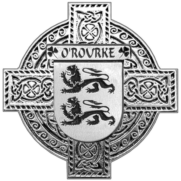 O'Rourke Irish Coat Of Arms Badge Stainless Steel Tankard