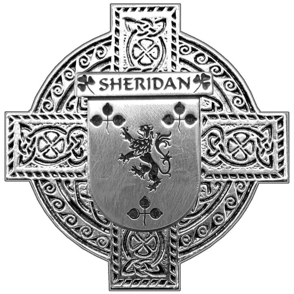 Sheridan Irish Coat Of Arms Badge Stainless Steel Tankard