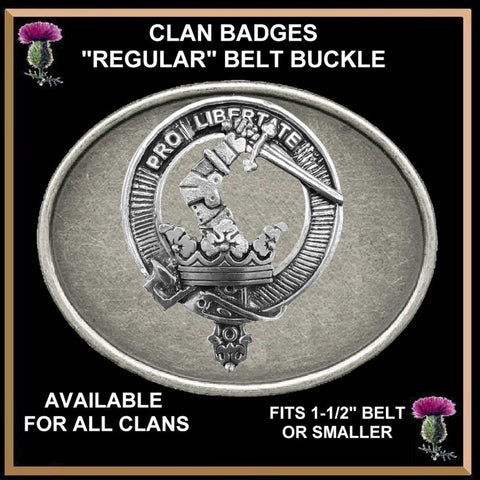 Wallace new Clan Crest Regular Buckle