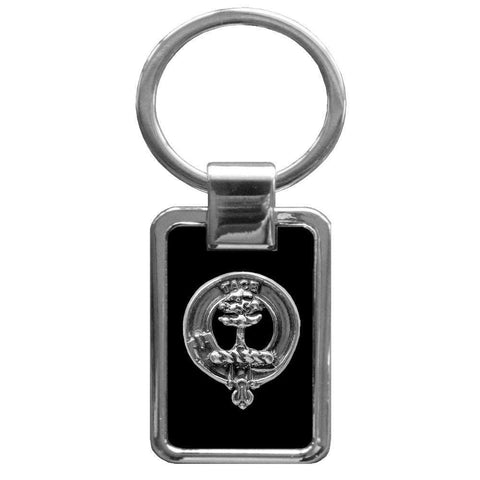 Abercrombie Clan Black Stainless Key Ring