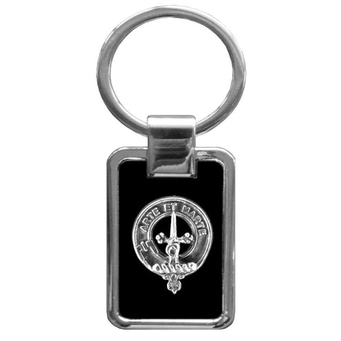 Bain Clan Black Stainless Key Ring