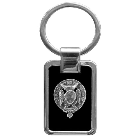 Carruthers Clan Black Stainless Key Ring