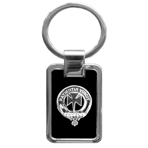 Cheyne Clan Black Stainless Key Ring