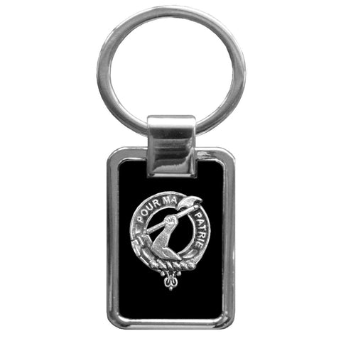 Cooper Clan Black Stainless Key Ring