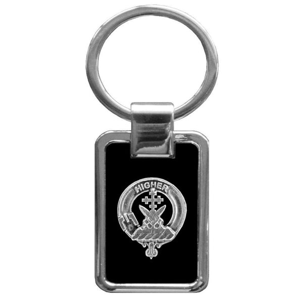 Galloway Clan Black Stainless Key Ring