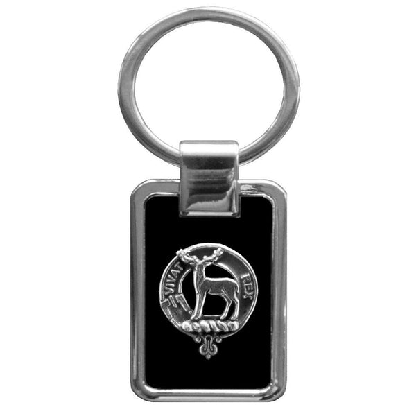 MacCorquodale Clan Black Stainless Key Ring