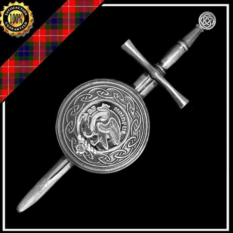 Campbell Calder Scottish Clan Dirk Shield Kilt Pin