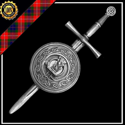 Dalrymple Scottish Clan Dirk Shield Kilt Pin