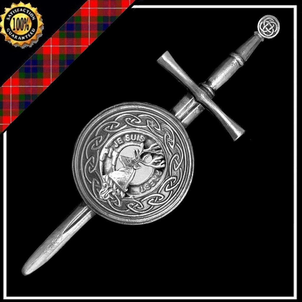Fraser Scottish Clan Dirk Shield Kilt Pin Pewter – Celtic Studio