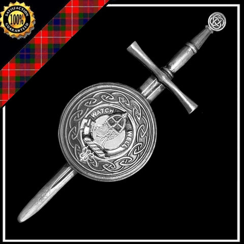 Haliburton Scottish Clan Dirk Shield Kilt Pin