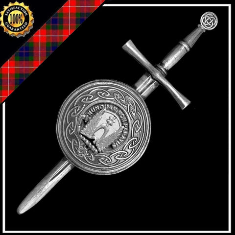 Johnston Scottish Clan Dirk Shield Kilt Pin