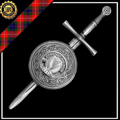 Rose Scottish Clan Dirk Shield Kilt Pin