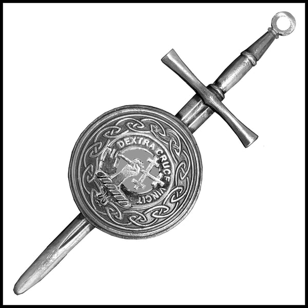 Sheppard Scottish Clan Dirk Shield Kilt Pin