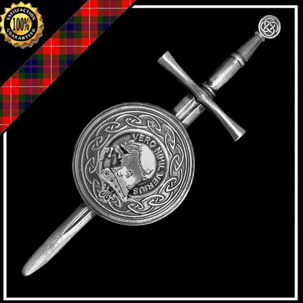 Weir Scottish Clan Dirk Shield Kilt Pin