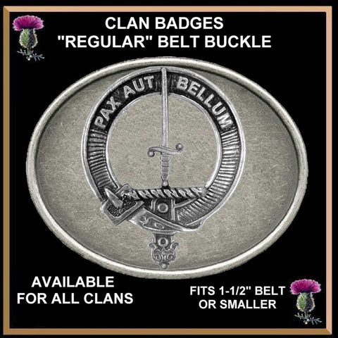 Blaine Clan Crest Regular Buckle