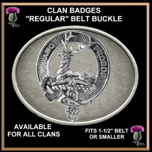 Blair Clan Crest Regular Buckle