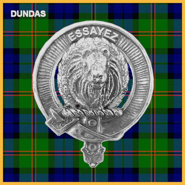 Dundas Clan Crest Badge Skye Decanter