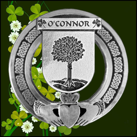O'Connor Offlay Irish Claddagh Coat of Arms Badge