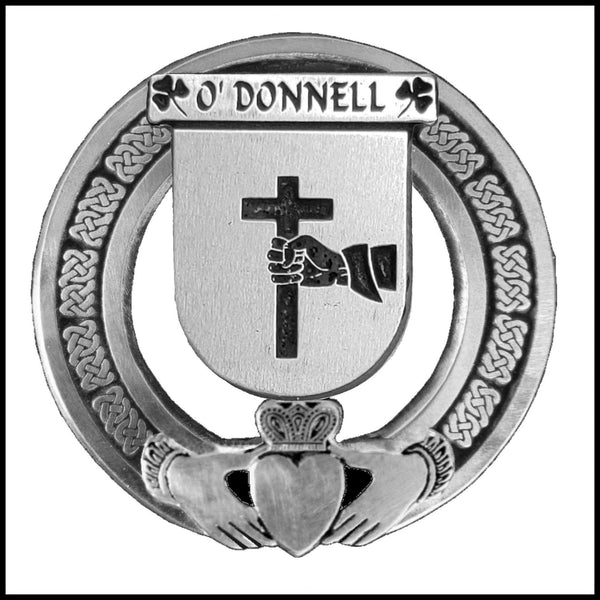 O'Donnell Irish Claddagh Coat of Arms Badge