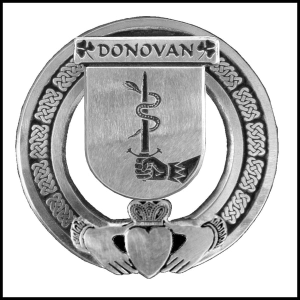 Donovan Irish Claddagh Coat of Arms Badge