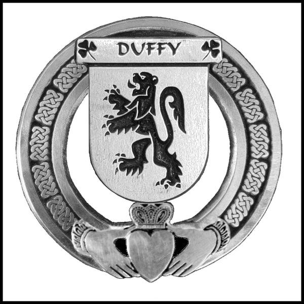 Duffy Irish Claddagh Coat of Arms Badge