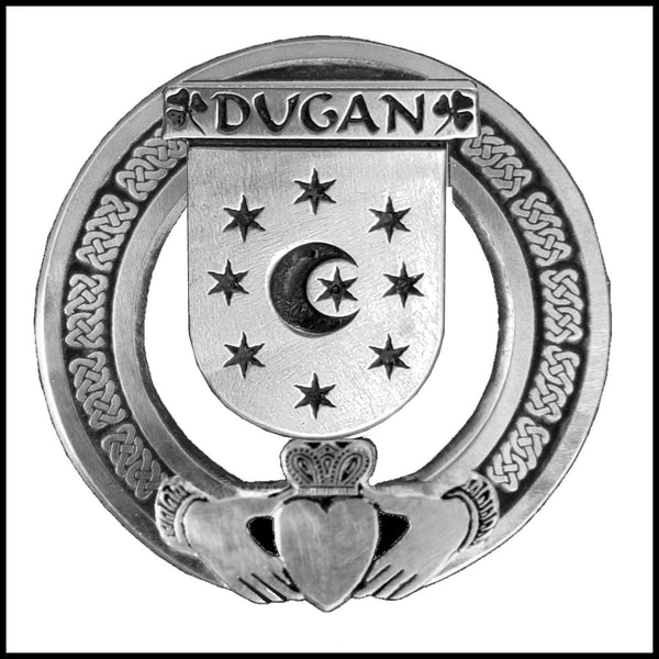 Dugan Irish Claddagh Coat of Arms Badge