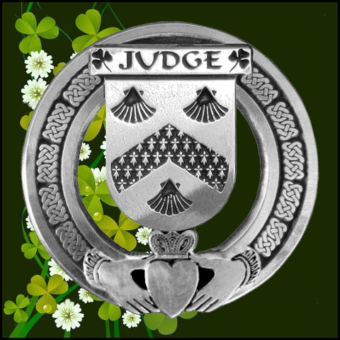 Judge  Irish Claddagh Coat of Arms Badge