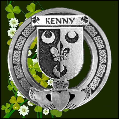 Kenny Irish Claddagh Coat of Arms Badge