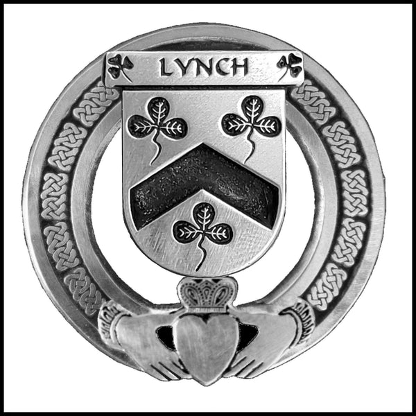 Lynch Irish Claddagh Coat of Arms Badge