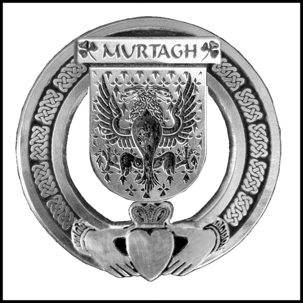 Murtagh Irish Claddagh Coat of Arms Badge