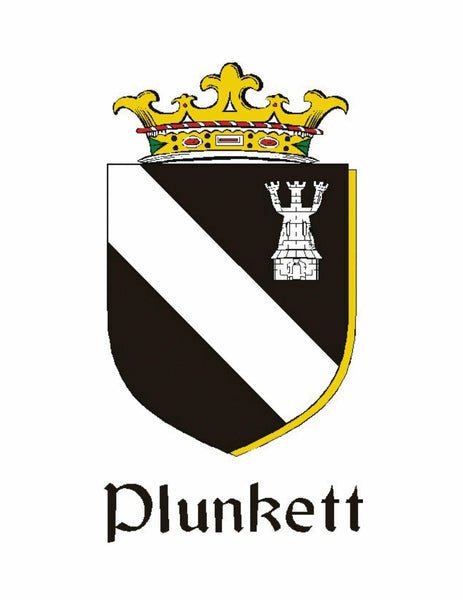 Plunkett Irish Claddagh Coat of Arms Badge