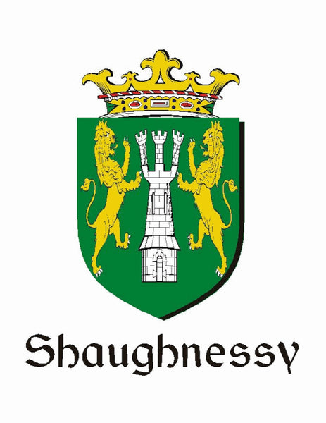 Shaughnessy Irish Claddagh Coat of Arms Badge