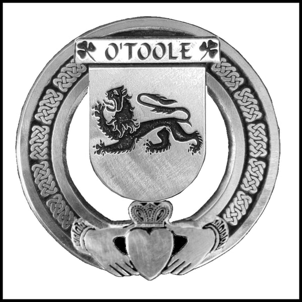 O'Toole Irish Claddagh Coat of Arms Badge