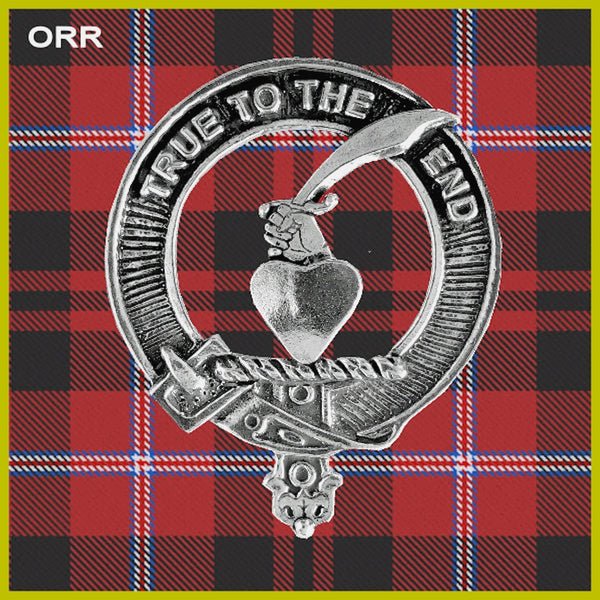 Orr Clan Crest Badge Skye Decanter