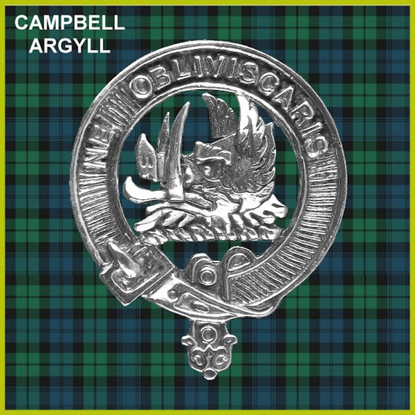 Campbell Argyll Scottish Clan Crest Badge Dress Fur Sporran