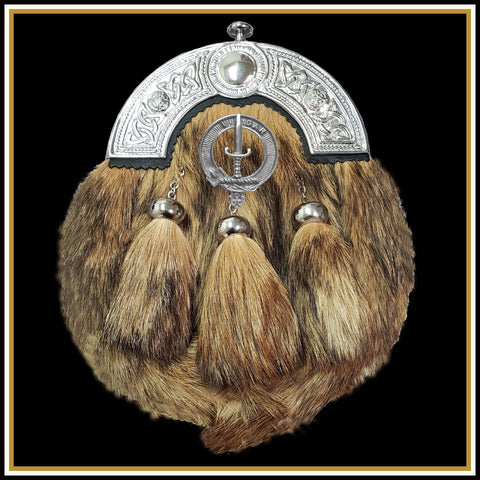 Dalzell Scottish Clan Crest Badge Dress Fur Sporran