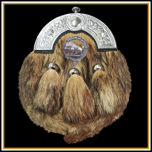 Findlay Scottish Clan Crest Badge Dress Fur Sporran