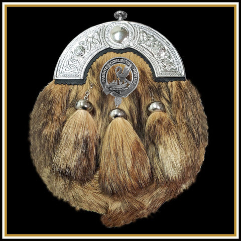 Gibson Scottish Clan Crest Badge Dress Fur Sporran
