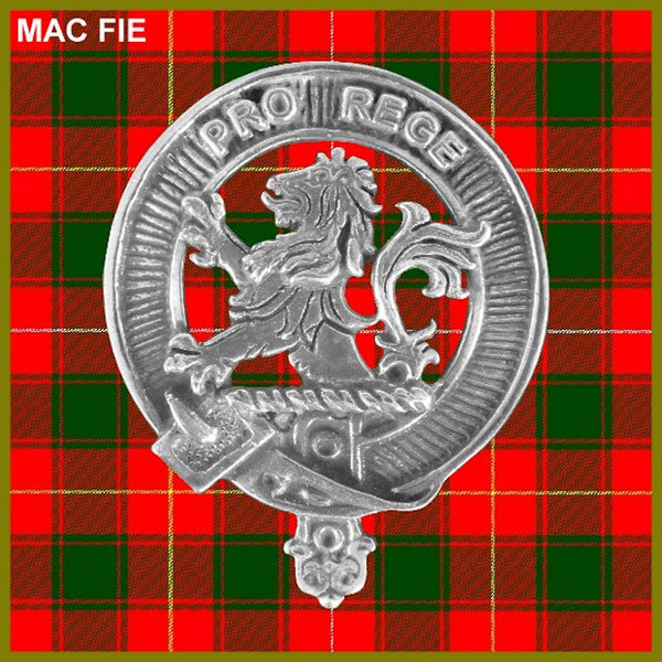 MacFie Scottish Clan Crest Badge Dress Fur Sporran