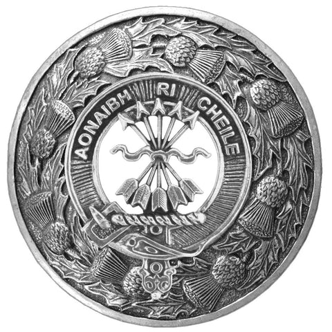Cameron Clan Badge Scottish Plaid Brooch
