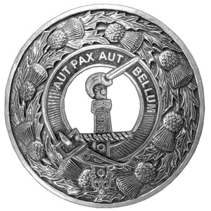 Gunn (New) Clan Badge Scottish Plaid Brooch