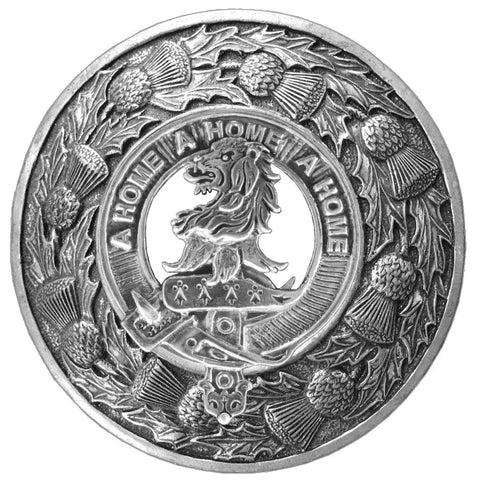 Home Clan Badge Scottish Plaid Brooch