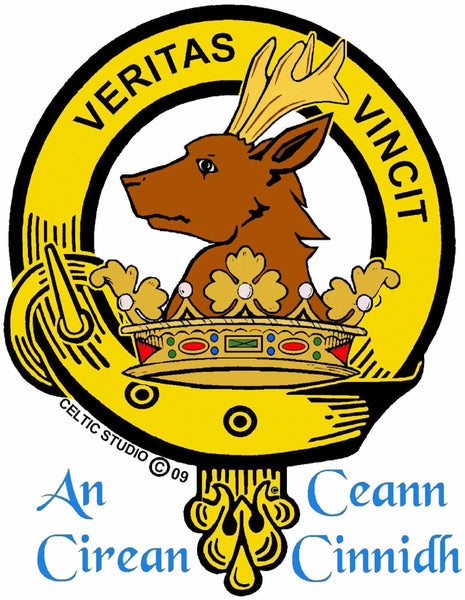 Keith Clan Badge Scottish Plaid Brooch