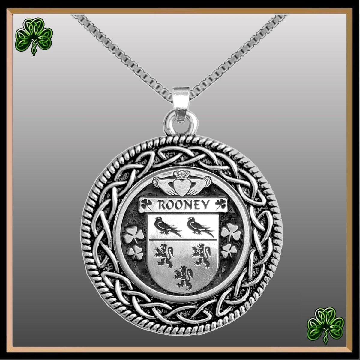 Rooney Irish Coat of Arms hotsell Interlace Kilt Buckle